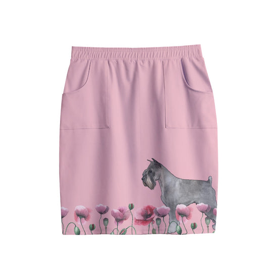 All-Over Print Women's short Pencil Skirt