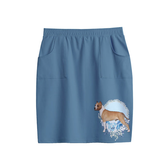 All-Over Print Women's Short Pencil Skirt