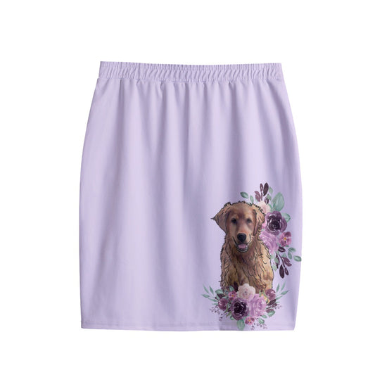 All-Over Print Women's Short Pencil Skirt