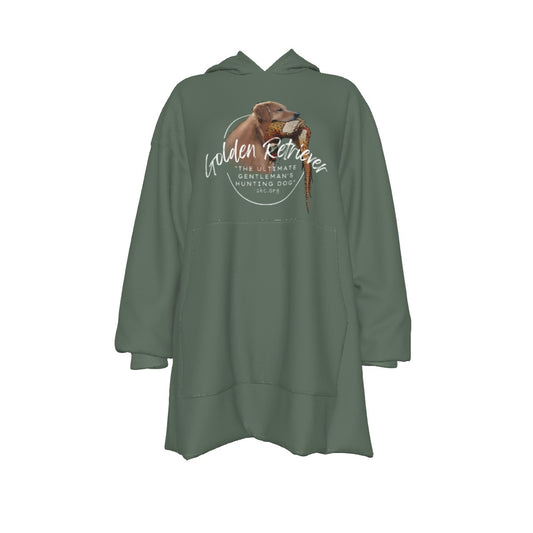 All-Over Print Women's Sherpa Fleece Hoodie Blanket