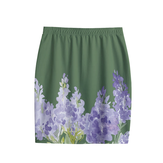 All-Over Print Women's Short Pencil Skirt