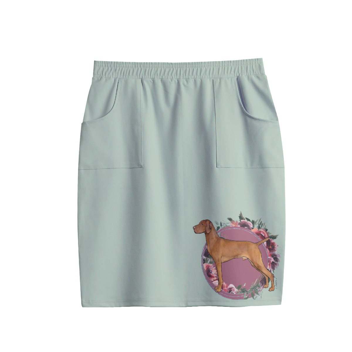 All-Over Print Women's Short Pencil Skirt