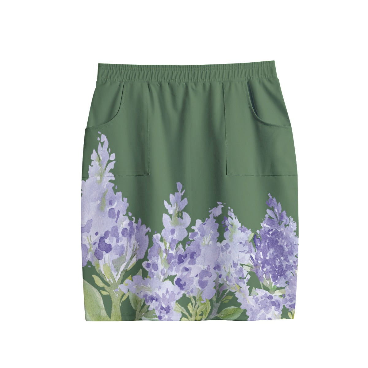 All-Over Print Women's Short Pencil Skirt