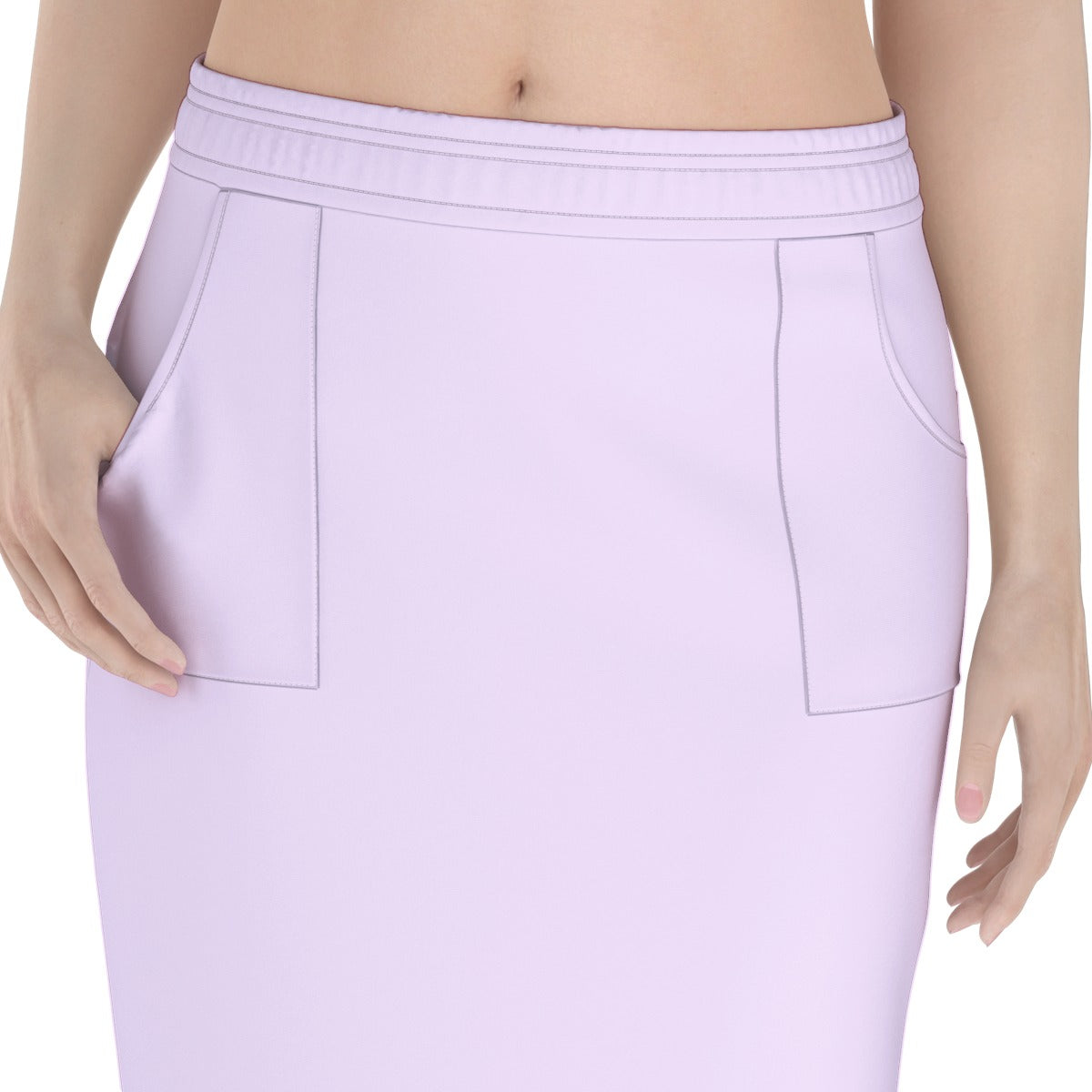 All-Over Print Women's Long Hip Skirt