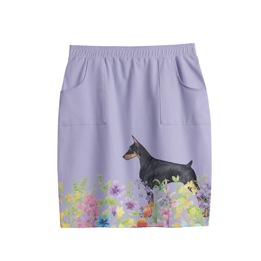 All-Over Print Women's Short Pencil Skirt