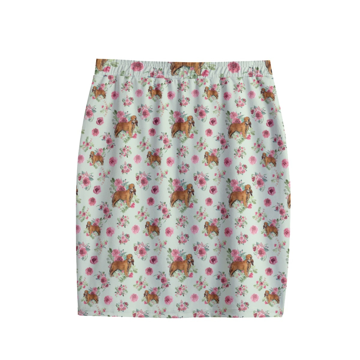 All-Over Print Women's Short Pencil Skirt