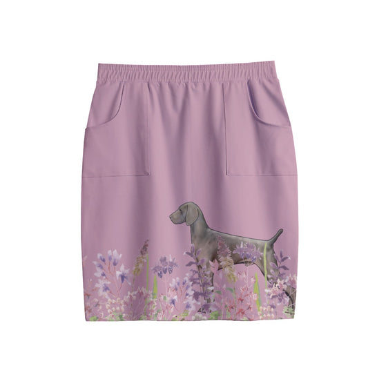 All-Over Print Women's Short Pencil Skirt