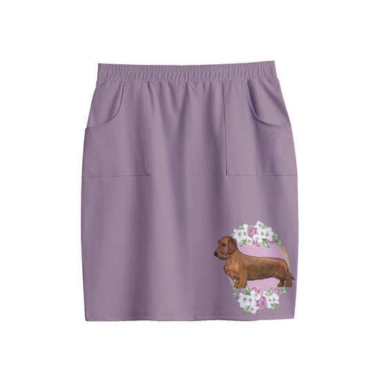 All-Over Print Women's Short Pencil Skirt