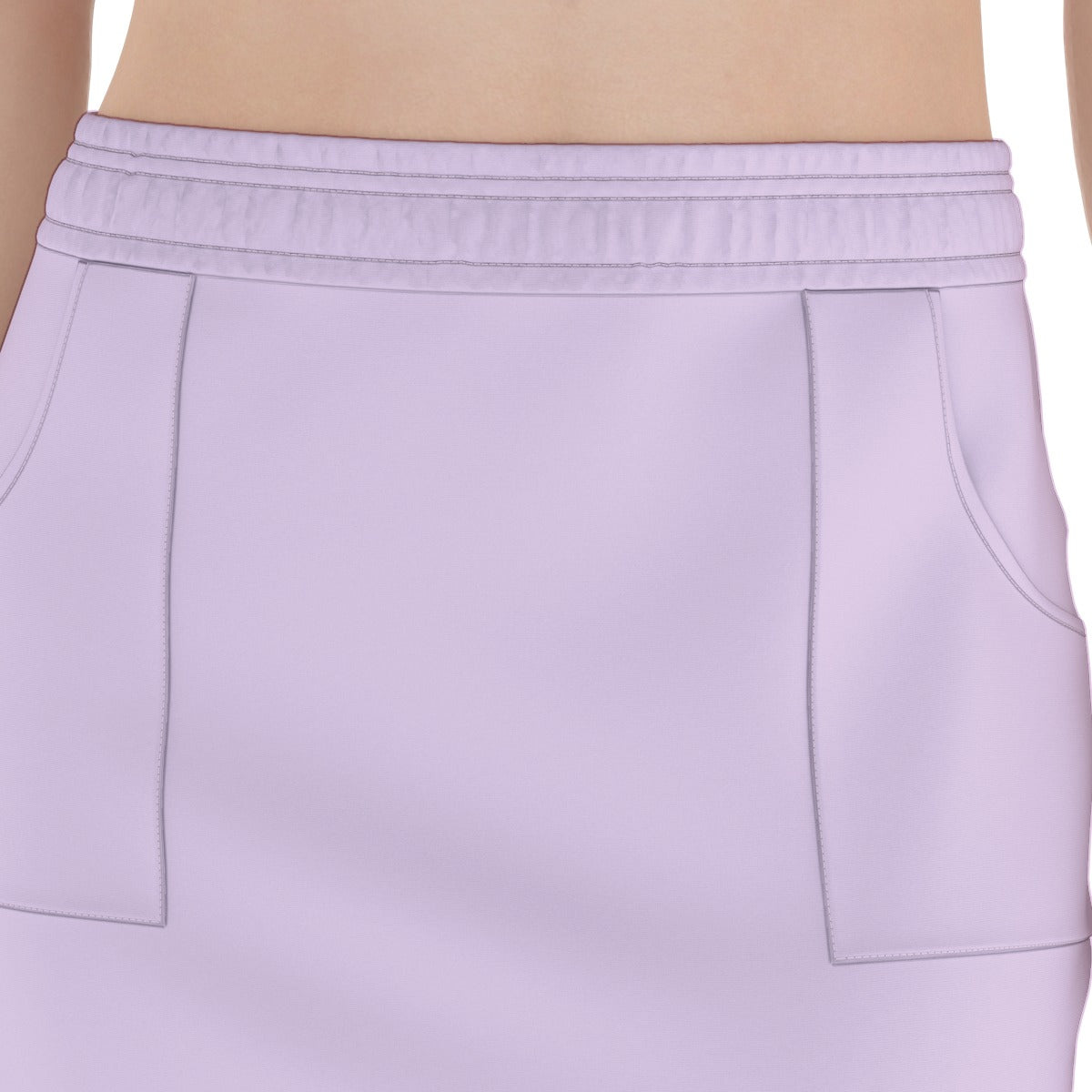 All-Over Print Women's Mid-length Pencil Skirt