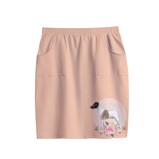 All-Over Print Women's short Pencil Skirt